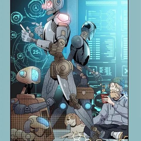 (机器人荒岛求生攻略)深入荒野：机器人大冒险漫画带你追击未知恐怖